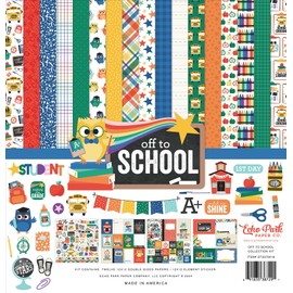 Echo Park Collection Kit 12"X12"-Off To School