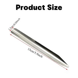 2 Pcs Stainless Steel Mini Pearl Spoon,Pearl Spoons with Tip,Jewelry Tool,Sorting Tool for Jewelry Making and DIY Craft Supplies,Pearl Pick Up Spoon,Pearl Powder Storage and Bottling Tool