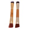 Beavorty 2pcs Double Ended Foundation Brush Multi-purpose Cosmetics Brush for