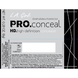 L.A. Girl Pro Conceal HD Concealer, Light Yellow Corrector, 0.28 Ounce (GC995)