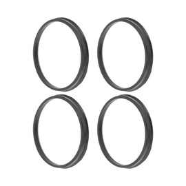 VekAuto 100,1 mm bis 93,1 mm Auto-Radnaben-Zentrierringe Schwarz aus Polycarbonat Räderzentrumswelle Stoßdämpfende Nabenringe 4 Stück