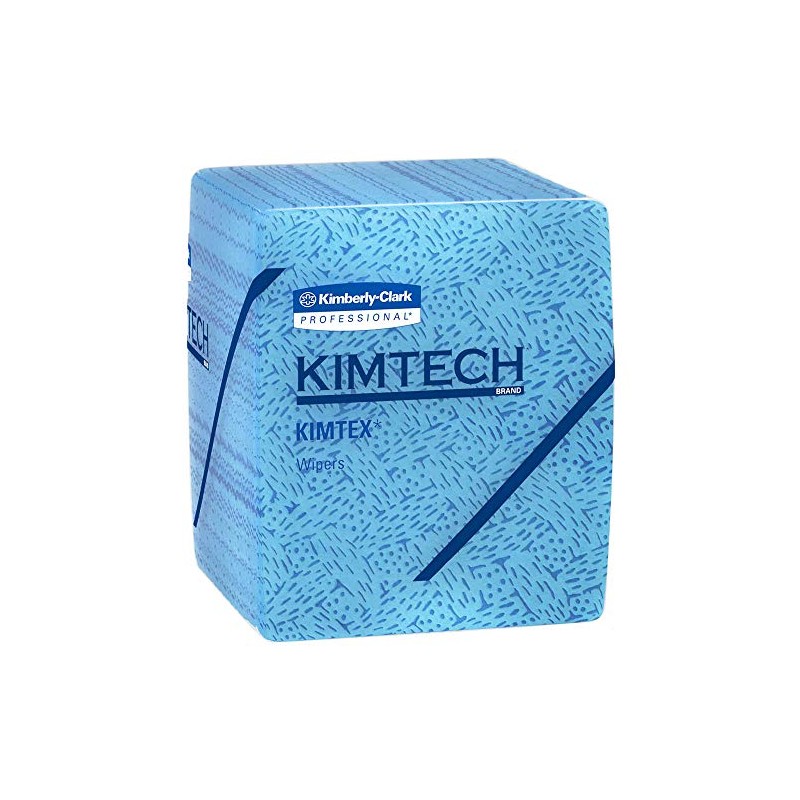 Kimberly-Clark 33560 1/4 Fold Polypropylene Kimtech Surface Prep Wipes, 12.5