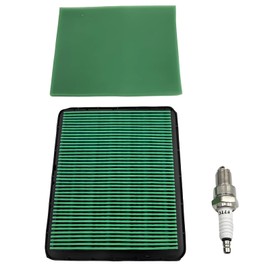 Wjelet Air Filter Fuel Filter Replacement for Honda GCV160 GCV135 GCV190 GC135 GC160 GC190 GX100 CV160A GCV160LA GCV190A GCV190LA Engine, with Spark Plug