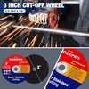 WORKPRO 20-Pack Cut-Off Wheels, 3 X 3/8-inch Metal&Stainless Steel Cutting