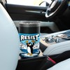 Resist Penguins Climate Change Message Stainless Steel Insulated Tumbler