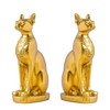 EASCHEER Egyptian Cat Goddess Bastet Statue Egyptian Decoration 4.2" Gold