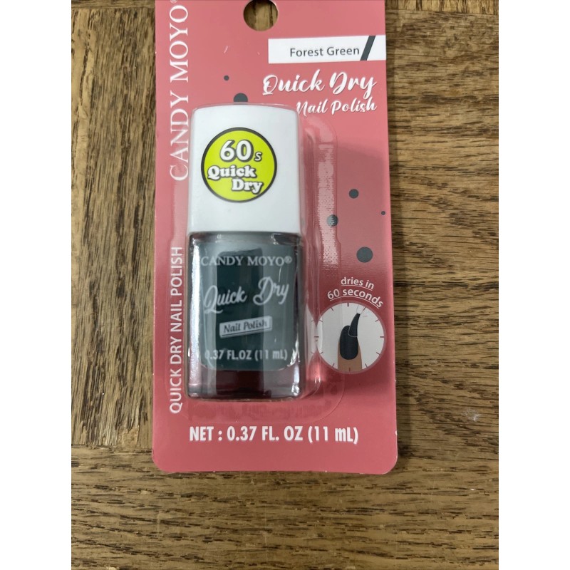 Candy Moyo Nail Polish Quick Dry Forest Green