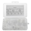 Eowpower 270 Pieces 8 Sizes Nylon Metric Sealing Washers Assortment