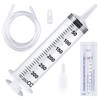 Large Syringe 350ml, Large Capacity Plastic Syringe with 1m Tube,