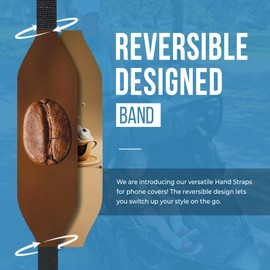 Switchbands Universal Phone Grip Strap |Pack of 2| Cell Phone Loop | Reversible and Custom Phone Band | Phone Holder Grip | Strap for Phone - Smiley Snout