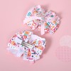 3.5in Glittery Happy Birthday Ribbon Hair Bow Clips for Teens