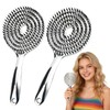 2pcs Cepillo para Cabello Desenredante Cerdas Mixtas Jabalí Para Mujeres
