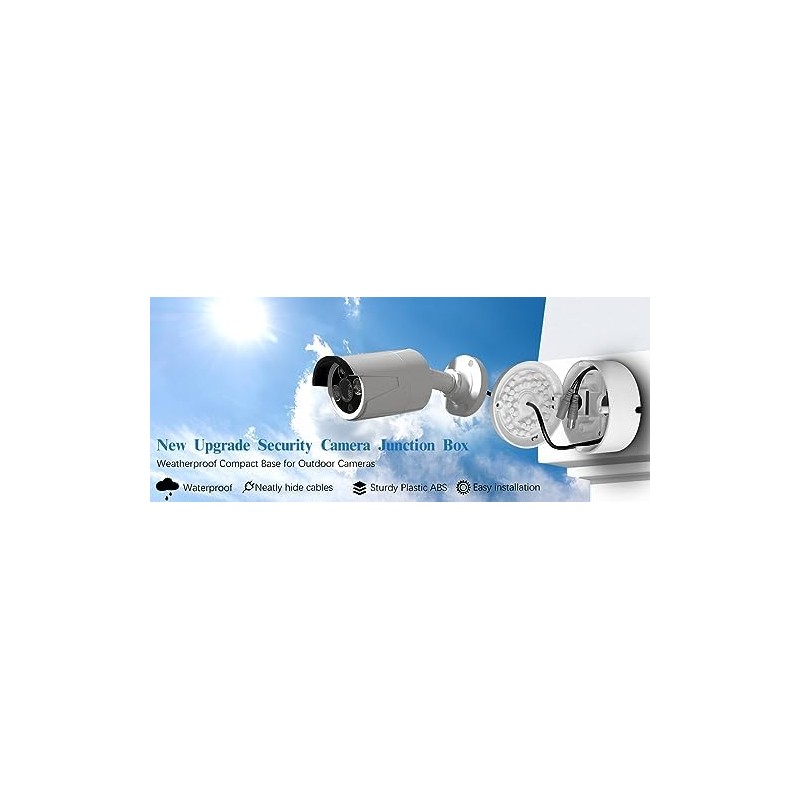 (Outdoor Security Camera Junction Box) Universal Junction Box for Bullet