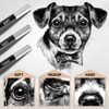 Geyoga 72 Pcs Professional Charcoal Pencils Bulk Soft Medium Hard
