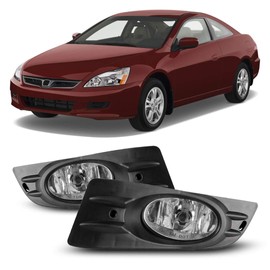 Winjet Compatible with [2006-2007 Honda Accord Coupe] Driving Fog Lights + Switch + Wiring Kit