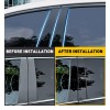 Unbranded 4Pc Pillar Post For 2007-2021 Toyota Tundra Door Trim