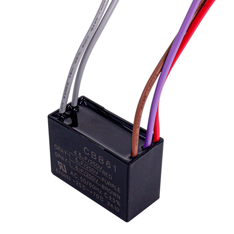 Podoy Ceiling Fan Capacitor 5 Wire for Compatible with BM