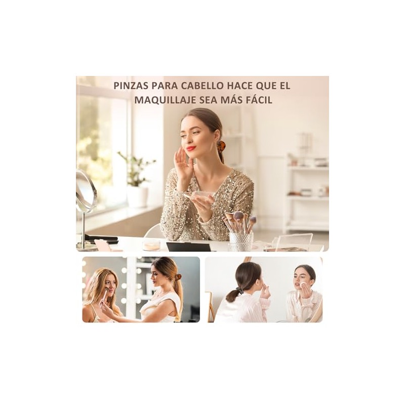 Pinzas para Cabello Mujer (6 Piezas) - Broches para Cabello