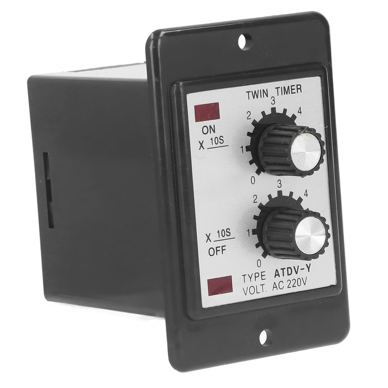 60S Twin Timer Relay Anti Interference Accurate Operation Copper Coil