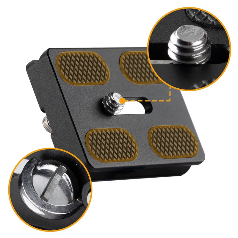 TARION Camera Quick Release Plate PU50 with 1/4 Inch Thread