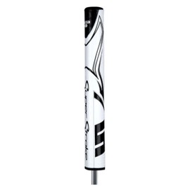 Super Stroke Zenergy Tour 3.0 Putter Grip with 1 Tape Strip (Choose Color) (White / Black)
