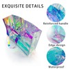 TotePrint Holographic Clear PVC Tote Bag - Reusable Hologram Shopping