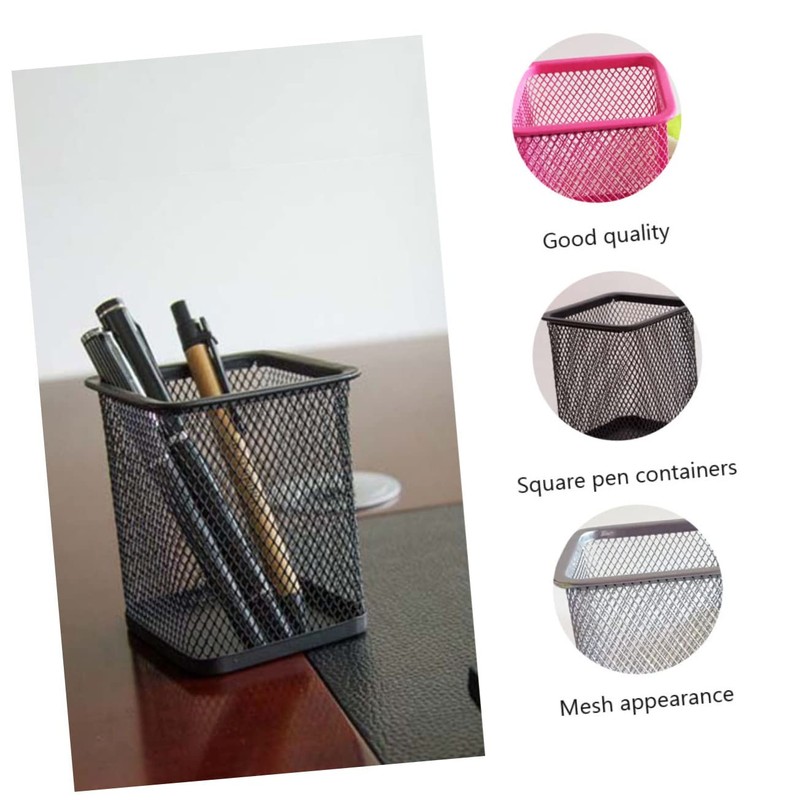 GRIRIW 1Set Metal Pen Holders Office Desk Organizer for Stationery