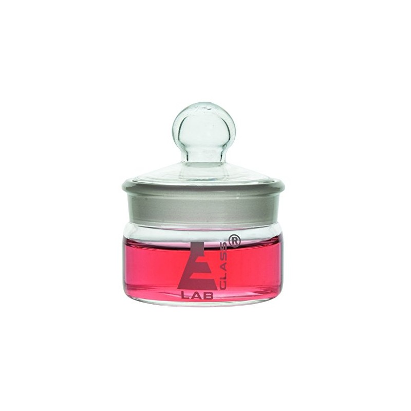 EISCO Weighing Bottle, Low Form, 35ml capacity, Borosilicate Glass with
