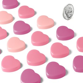 PYJLBX 30PCS Heavy Duty Fridge Magnets - Small Cute Refrigerator Magnets for Whiteboard, Lockers & Kitchen, Cute Strong Magnets - Mini Decorative Magnet for Home, School, Office, Crafts, Locker (Pink)