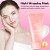 Collagen Night Wrapping Mask,Overnight Peel Off Mask, Facial Collagan Wrapping