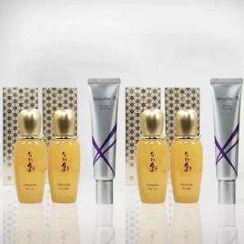 Huayoon 수려한 화윤 3종 스킨80ml x2개+에멀전80ml x2개+크림 x2개 단품구성선택 기초화장품세트 [화윤스킨x2개+화윤에멀전x2개+기미잡티크림x2개] Beautiful Glow Hwayun 3-piece Skincare Set 80ml x2 + Emulsion 80ml x2 + Cream x2 Individual Selection Basic Skincare Set [Hwayun Skin x2 + Hwayun Emulsion x2 + Me