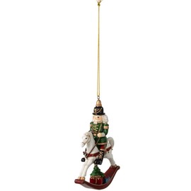 Villeroy & Boch Winter Collage Acc. 35-9391-0065 Christmas Nutcracker Hanger Multi-Coloured 8.2 x 2.5 x 11.5 cm