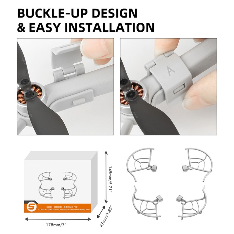 Propeller Guard Set Compatible for Mini 3 Pro Drone Anti