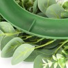 Home Hanging Artificial Plants Wreath Green Leaf Wreath Decoration for