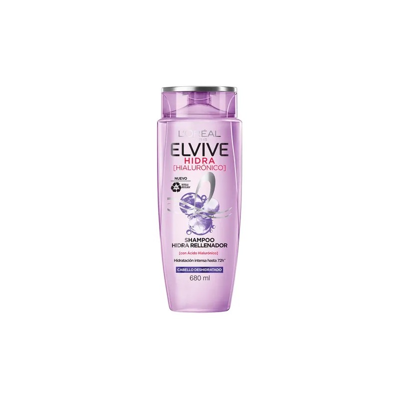 Shampoo Loréal Paris Elvive Hidra Hialurónico 680ml