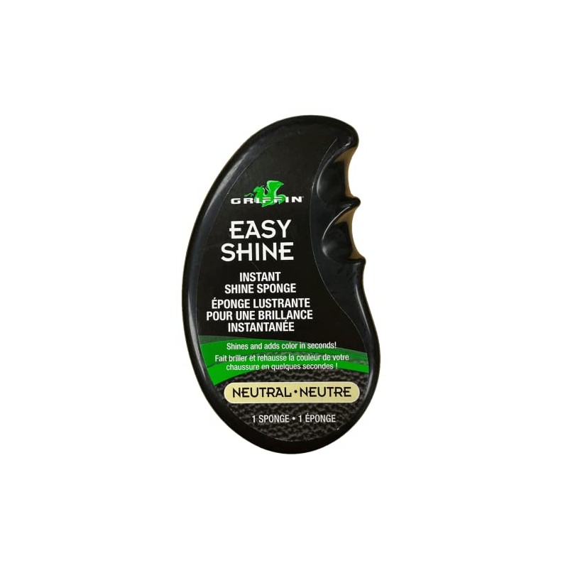 GRIFFIN Easy Shine Shoe Polish - Instant Shine Sponge (Neutral)