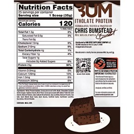 Raw Cbum Proteina Itholate 25 Servicios Sabor Fudge Brownie