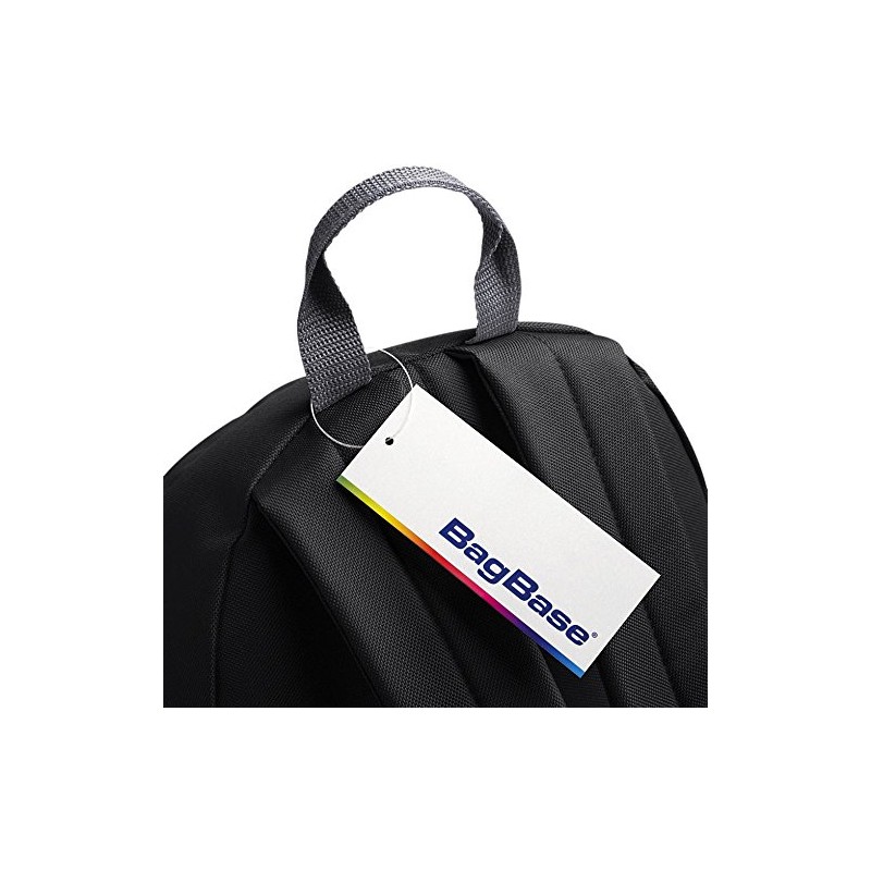 Bagbase Maxi Fashion Backpack, Black, O/S. BG125L