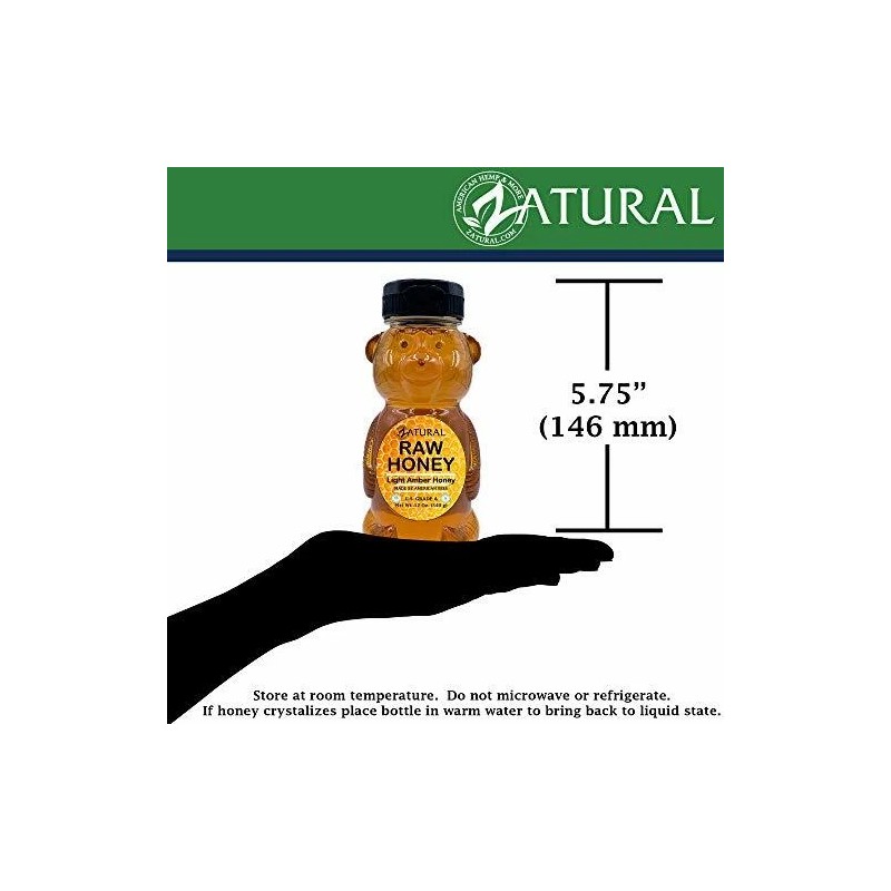 Zatural Honey Raw Fresh Air Idaho Grade A Light Amber