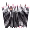 Generic Set De Brochas Cosméticas, 20 Unidades, Set De Maquillaje,