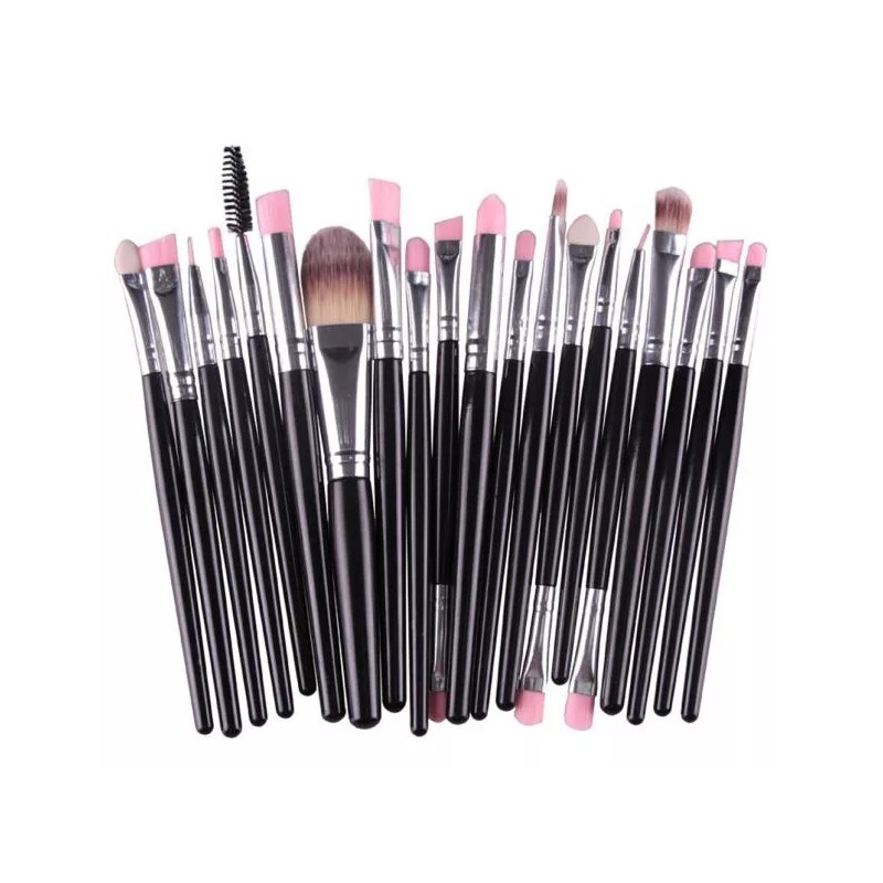 Generic Set De Brochas Cosméticas, 20 Unidades, Set De Maquillaje,
