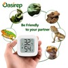 Oasirep Reptile Thermometer and Hygrometer – Fast Accurate LCD Digital