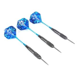 Professional Set, 3 Pcs 26g Professional Needle Pure Antifall Hard Copper Plating Tungsten Game Darts with Blue Rod Shooting, Archery Supplies