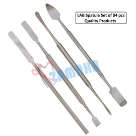 ZAMAHA UK 04 PCS Wax Carving Tools Dental Waxing Instruments, Stainless Steel Wax Carvers Set - Metal Clay Sculpting Pottery Sculpture Tools - Double Ended DIY Waxing Modeling Kits, Silver