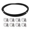 X AUTOHAUX 3/16" Fuel Line Kit 15.09ft Vacuum Hose Automotive