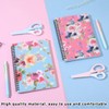 AIMALL 4-Pack Floral A5 Spiral Notebook, 5.71 x 8.27 Inch,