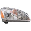 Brock Replacement Passengers Halogen Headlight Headlamp Compatible with 2002-2004 Altima