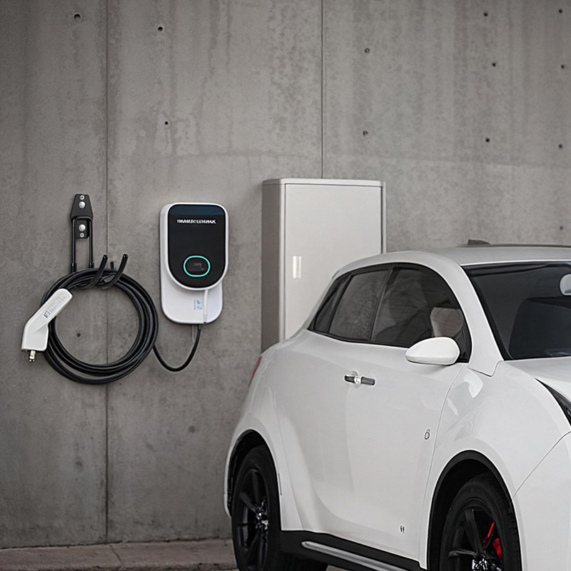 EV Charger Holder Wall Mount, Heavy Duty Steel J-Hook, Durable