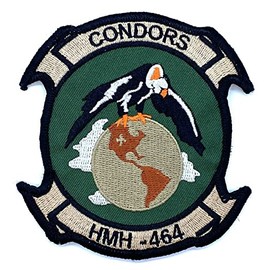 Squadron Nostalgia LLC HMH-464 Condors Patch – Sew On, 4"