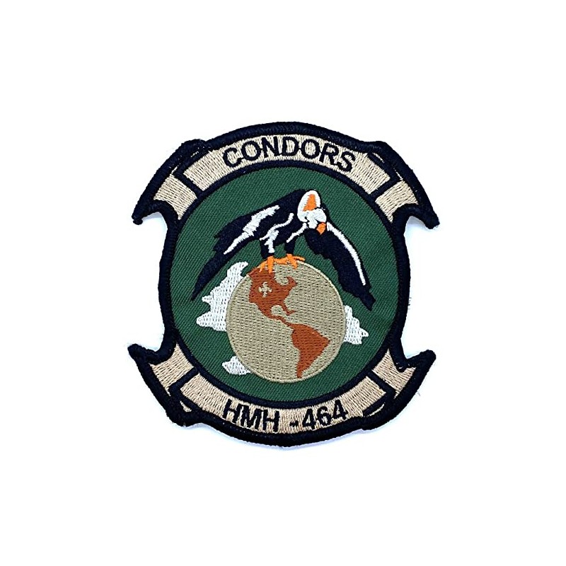 Squadron Nostalgia LLC HMH-464 Condors Patch – Sew On, 4"